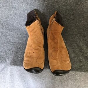 Prada Brown Suede Ankle Booties